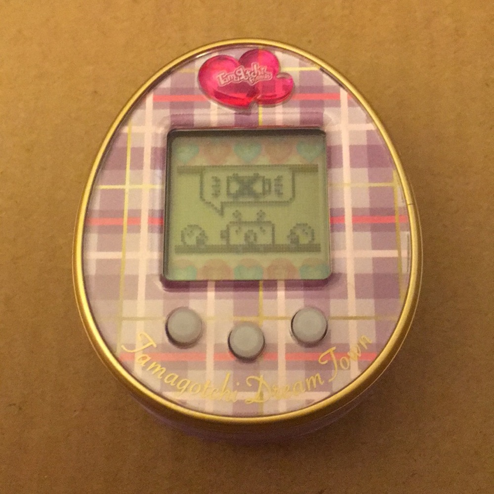 Purple Plaid Tamagotchi Dream Town